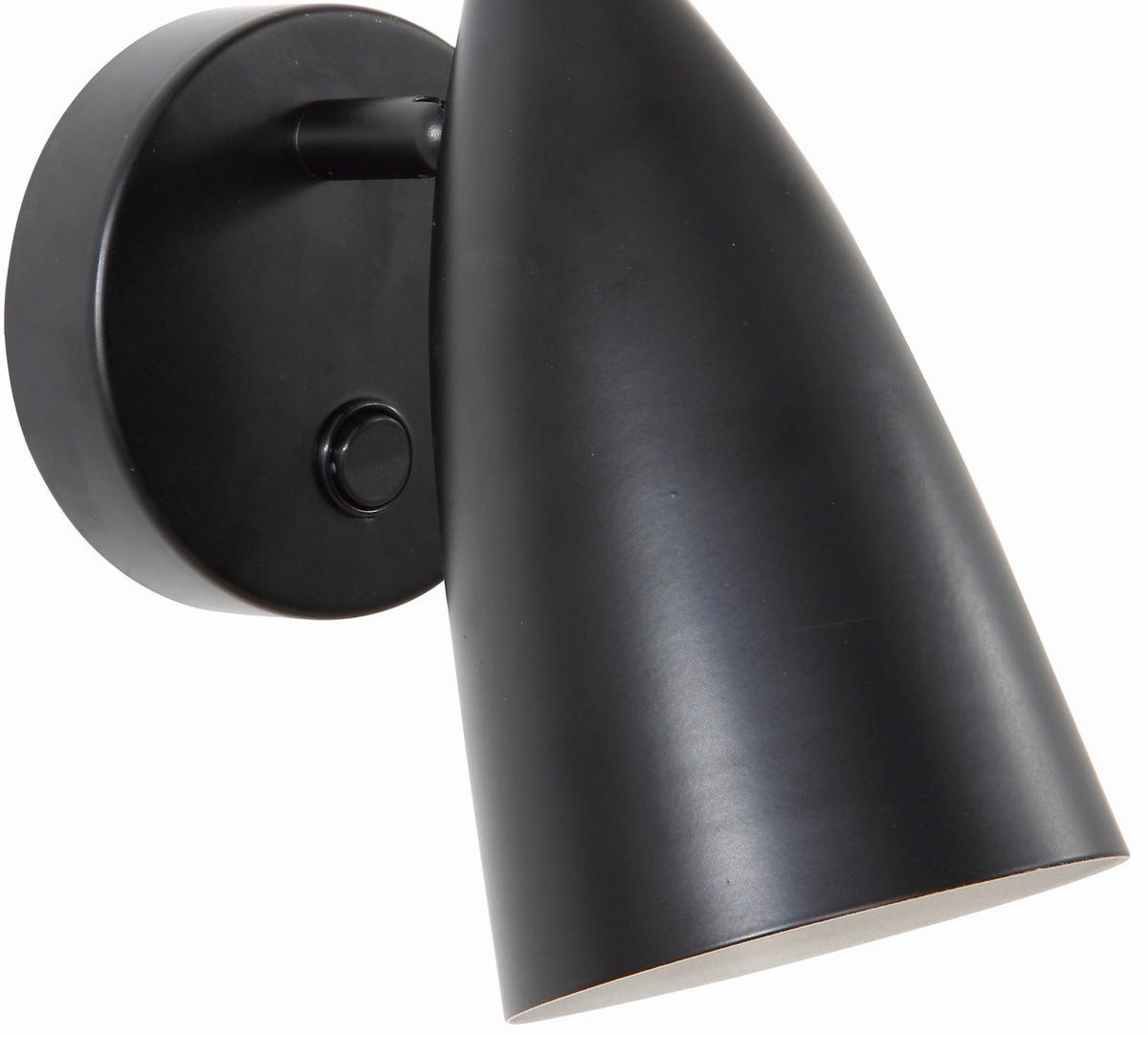 WANDLEUCHTE - Schwarz, Konventionell, Metall (27/10/12cm)