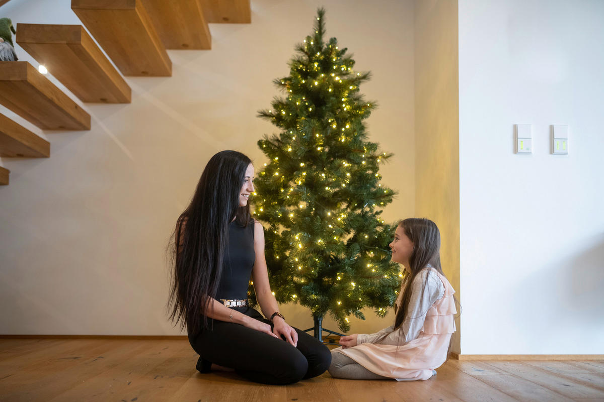 WEIHNACHTSBAUM 180 cm  - Grün, Basics, Kunststoff/Metall (180cm)