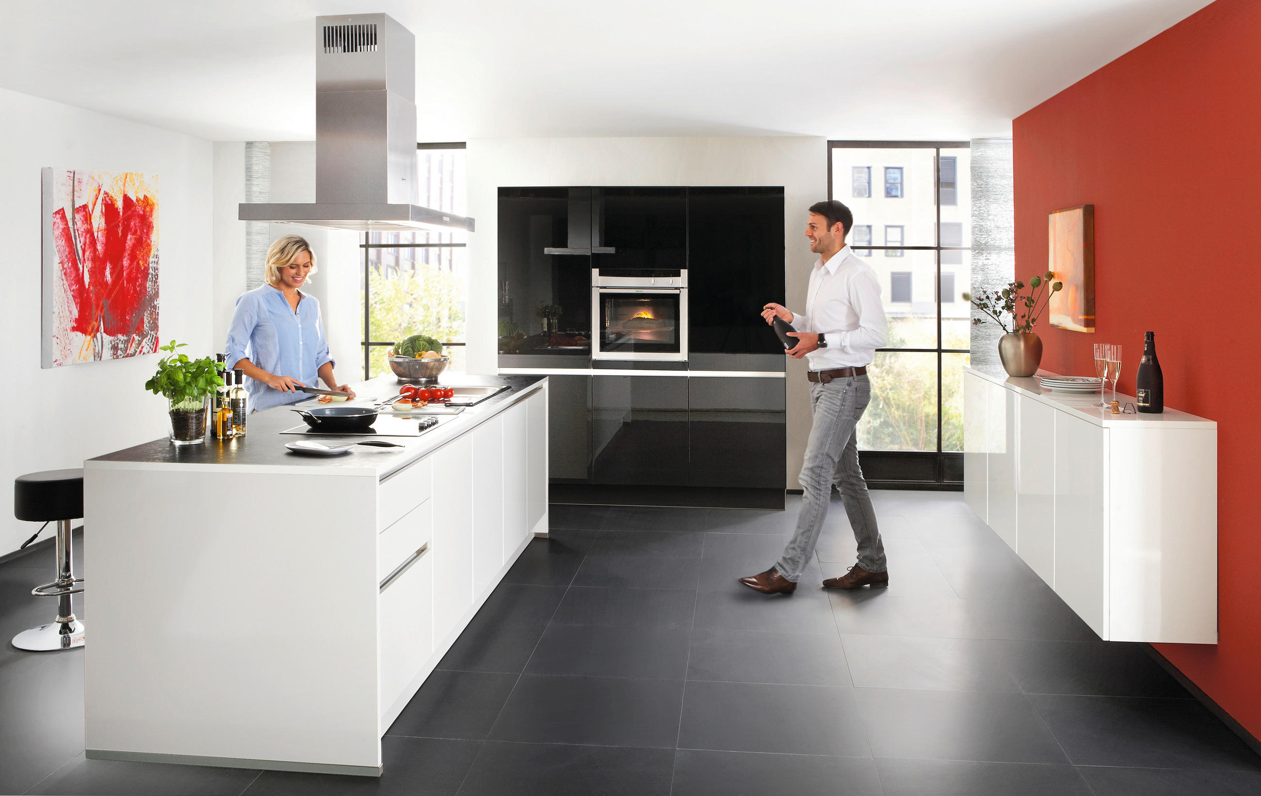 EINBAUKÜCHE   - Design, Holzwerkstoff - Dieter Knoll
