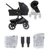 KOMBIKINDERWAGEN Vinca 2in1  - Schwarz, Basics, Textil/Metall (65/109/97cm) - JOIE SIGNATURE