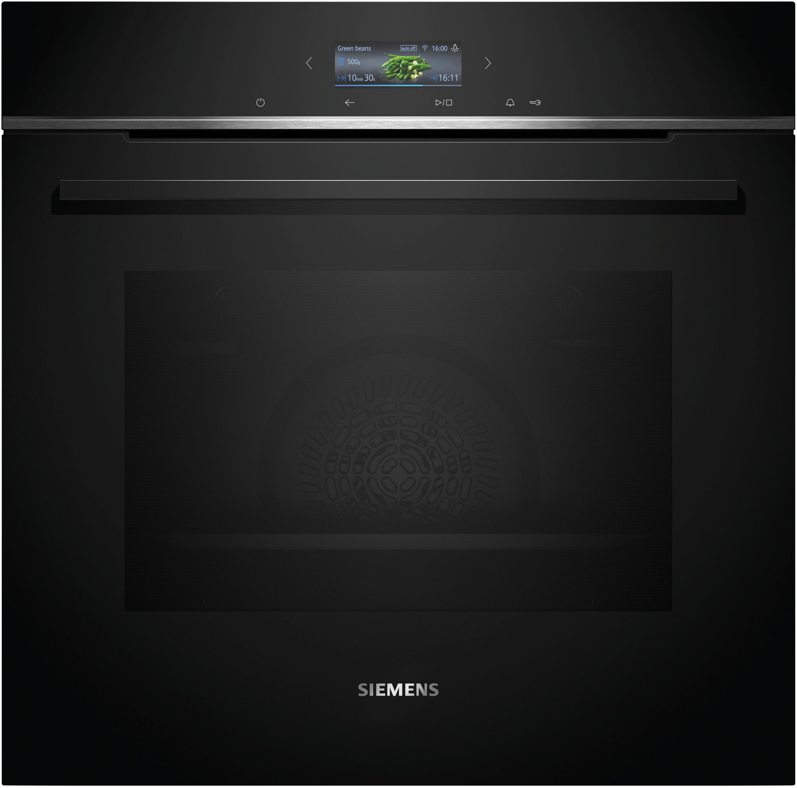 EINBAUBACKOFEN HB772G1B1  - Edelstahlfarben/Schwarz, Basics, Metall - Siemens