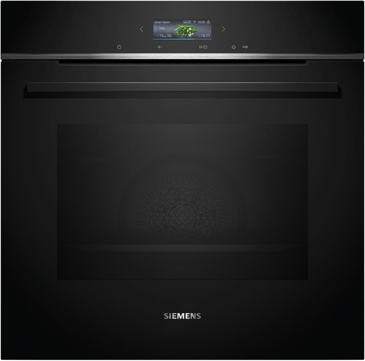 EINBAUBACKOFEN HB772G1B1  - Edelstahlfarben/Schwarz, Basics, Metall - Siemens