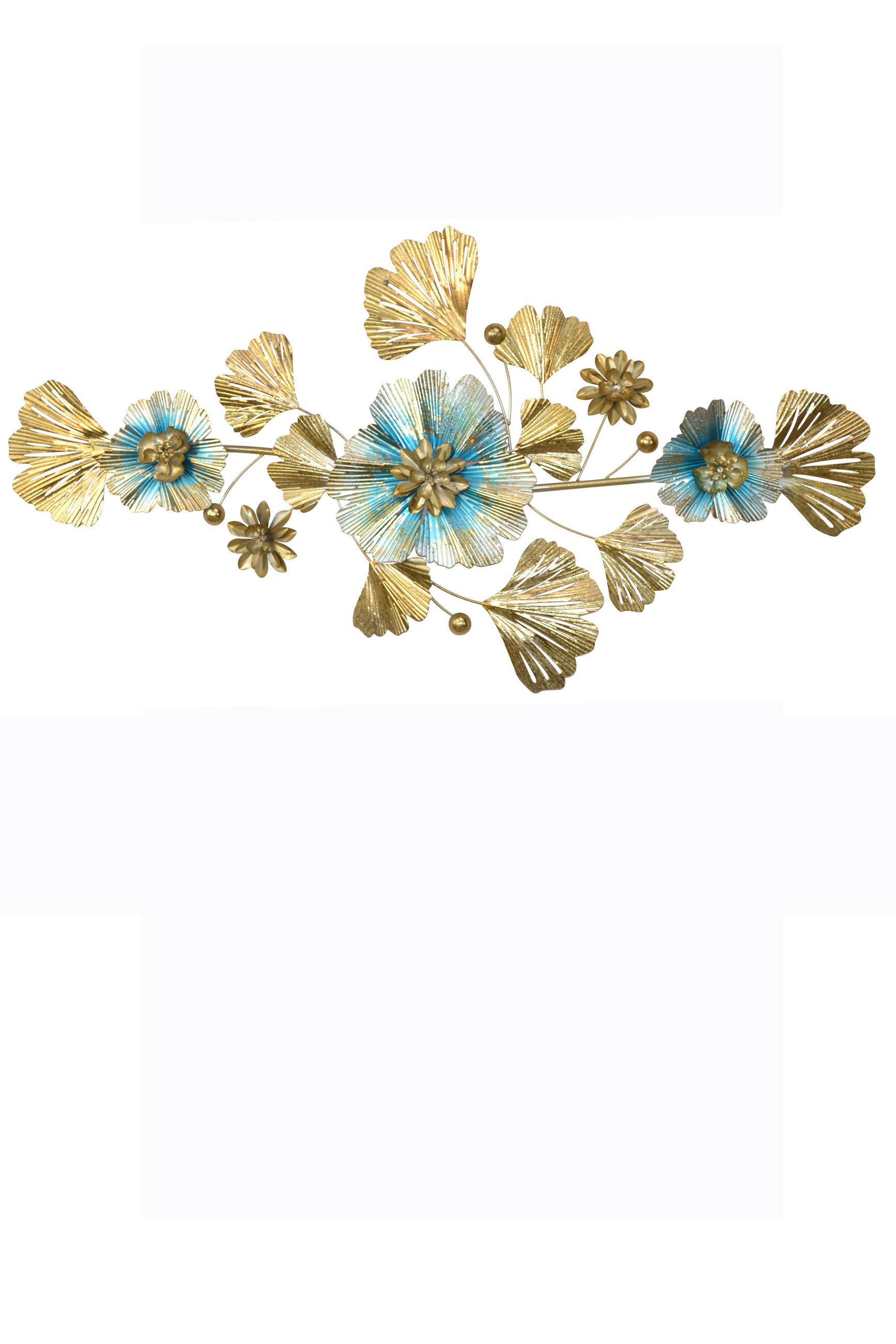 Mid.you Wanddeko Gold 118x61x5 cm