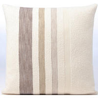 DEKORAČNÍ POLŠTÁŘ 50/50 cm - jílová barva, Design, textil (50/50cm) - Novel