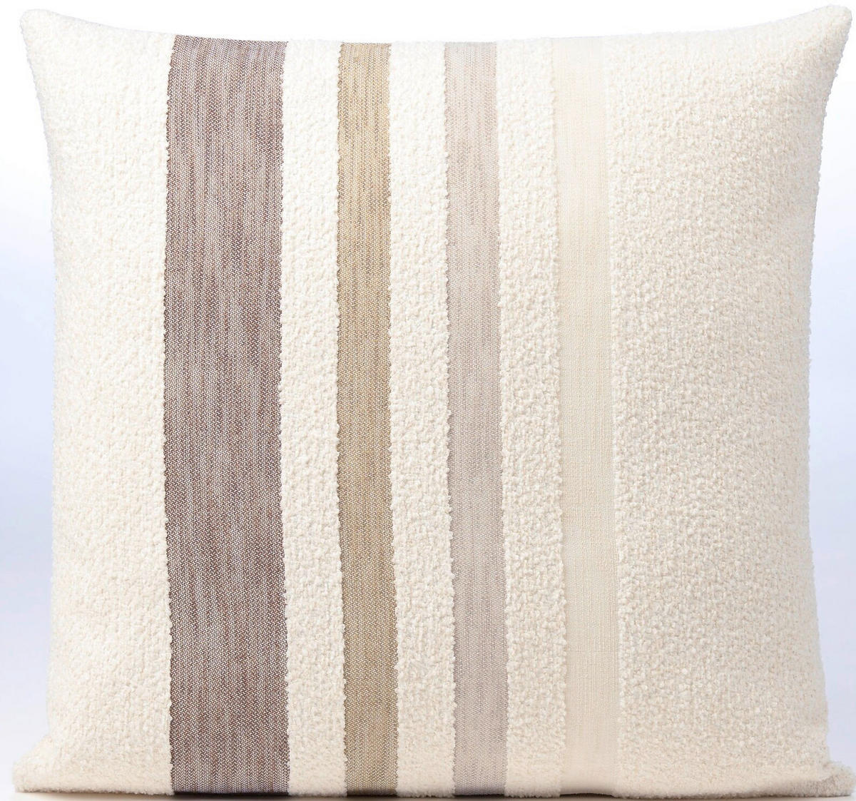 DEKORAČNÍ POLŠTÁŘ 50/50 cm - jílová barva, Design, textil (50/50cm) - Novel