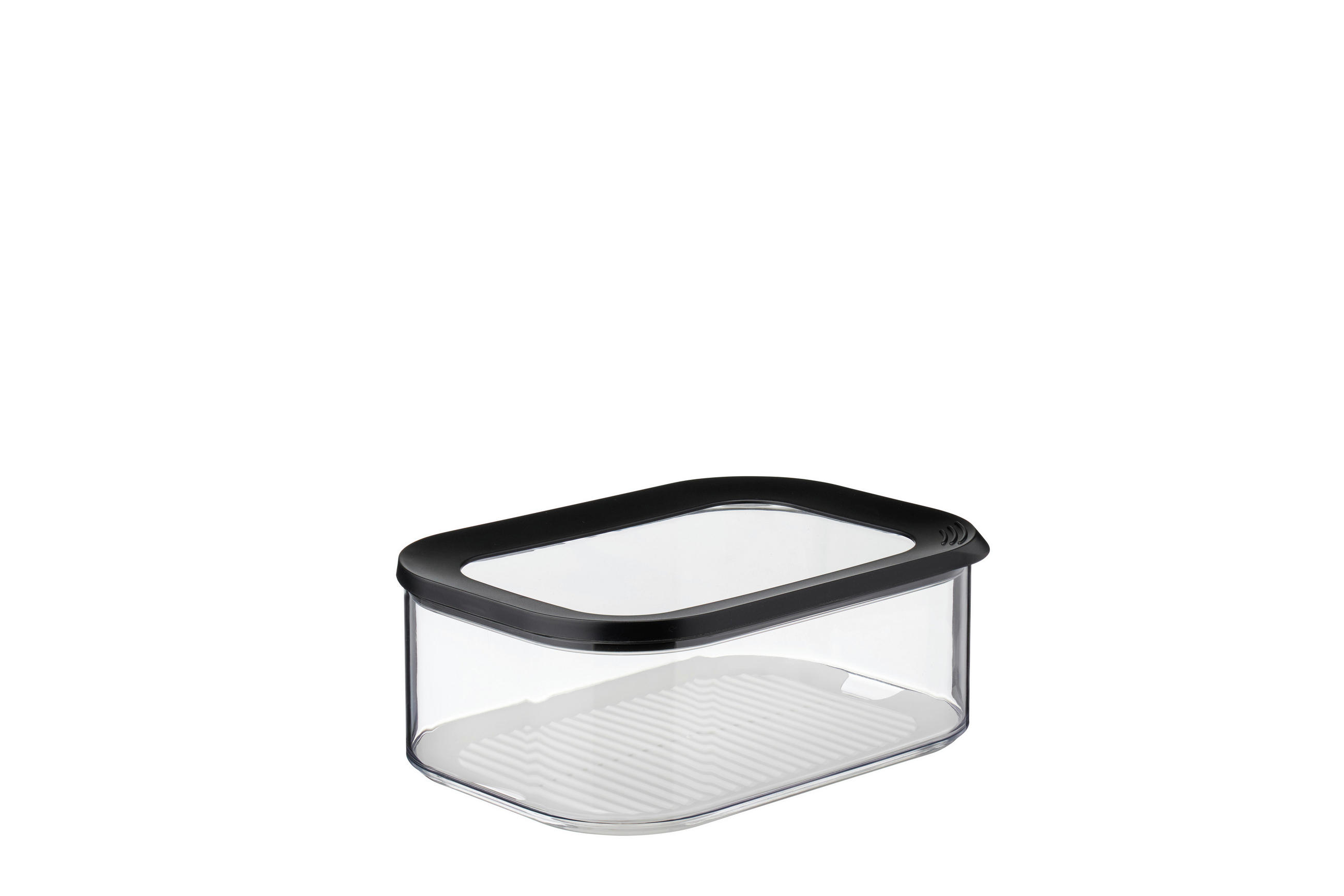 VORRATSDOSE MODULA 2,0 L  - Transparent/Schwarz, KONVENTIONELL, Kunststoff (22,4/16/8,6cm) - Mepal
