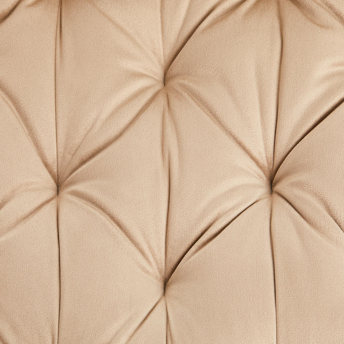 STUHL  in Eisen Samt Holz, Metall, Textil  - Taupe/Schwarz, MODERN, Holz/Textil (52/85/59cm) - Livetastic