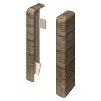Sockelleitenendstück Braun Braun, Eichefarben  - Eichefarben/Braun, KONVENTIONELL, Kunststoff (2.2/2.2/5.9cm) - Egger Holzwerkstoffe