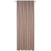 WÄRMESCHUTZVORHANG blickdicht  - Naturfarben, KONVENTIONELL, Textil (135/245cm)