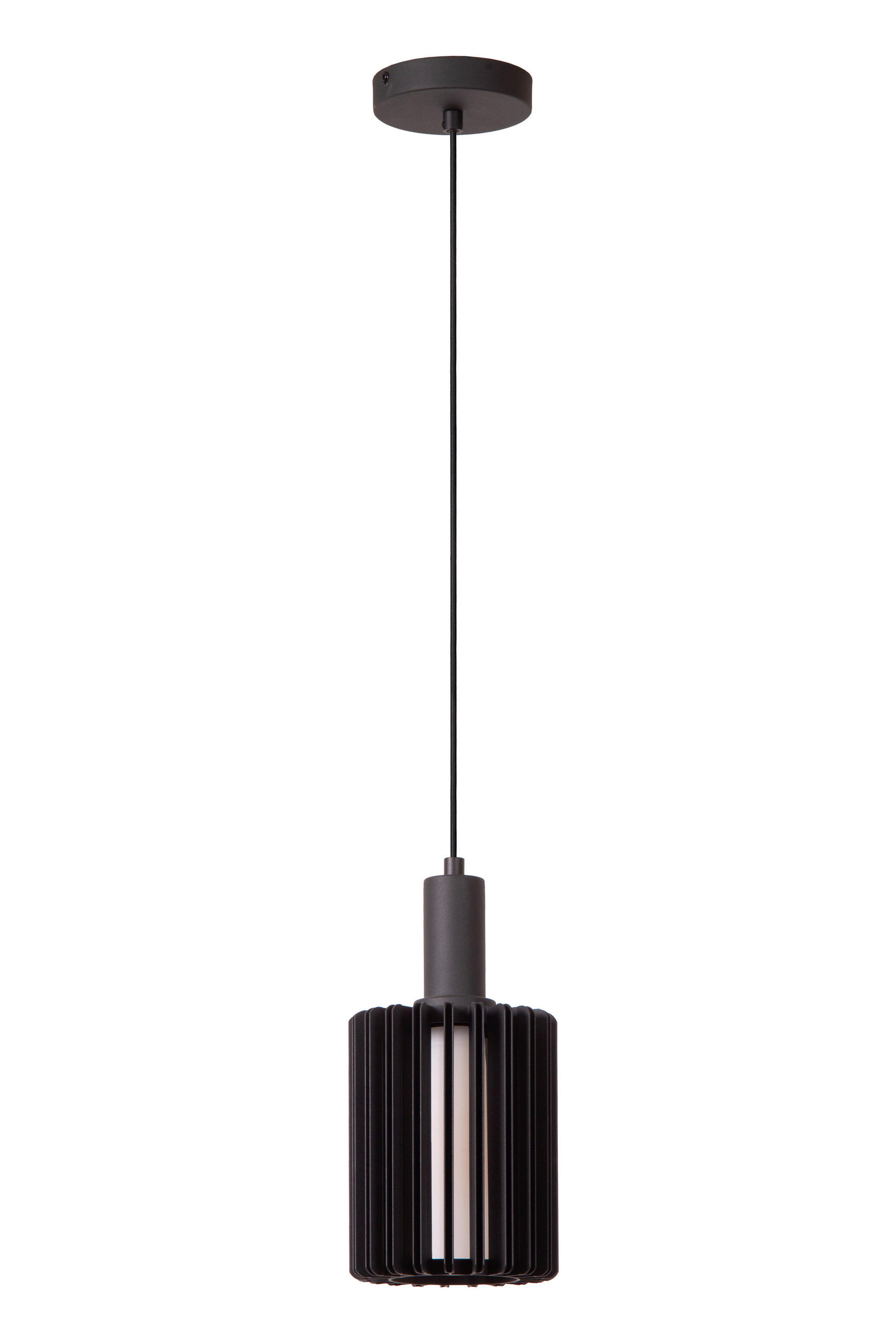 HÄNGELEUCHTE LAMBRES 15/15/164 cm   - Schwarz, Trend, Metall (15/15/164cm) - Lucide