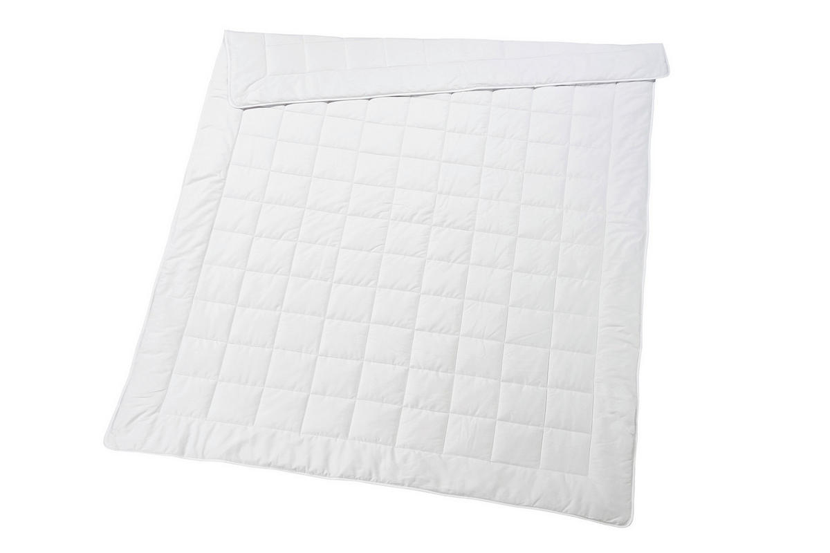 SOMMERDUVET 240/240 cm Brisa Silk Superlight  - Weiss, Basics, Textil (240/240cm) - Billerbeck