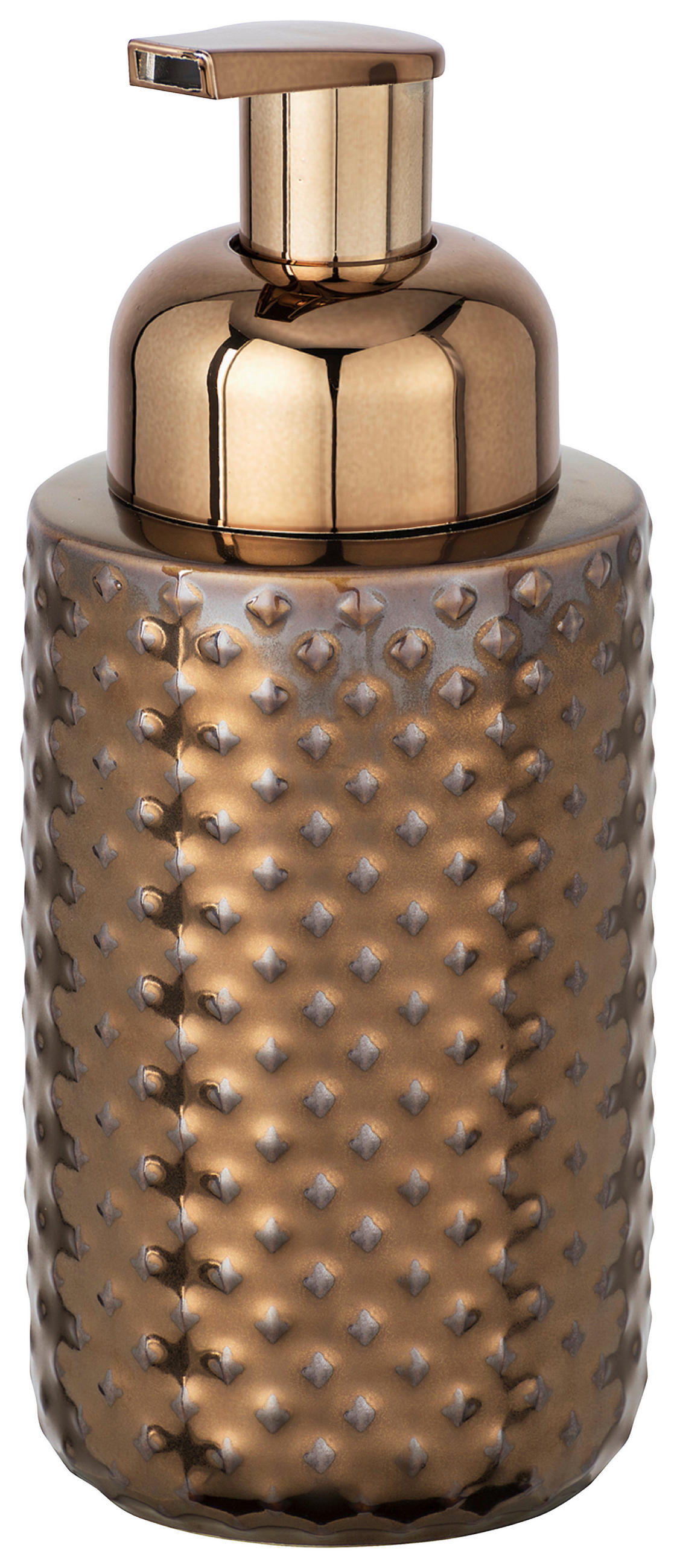 DÁVKOVAČ PĚNY měděné barvy - měděné barvy, Basics, keramika (7,5/17cm)