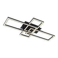 LED SVJETILJKA STROPNA  - bijela/crna, Trend, metal/plastika (62/34/8,7cm) - Novel