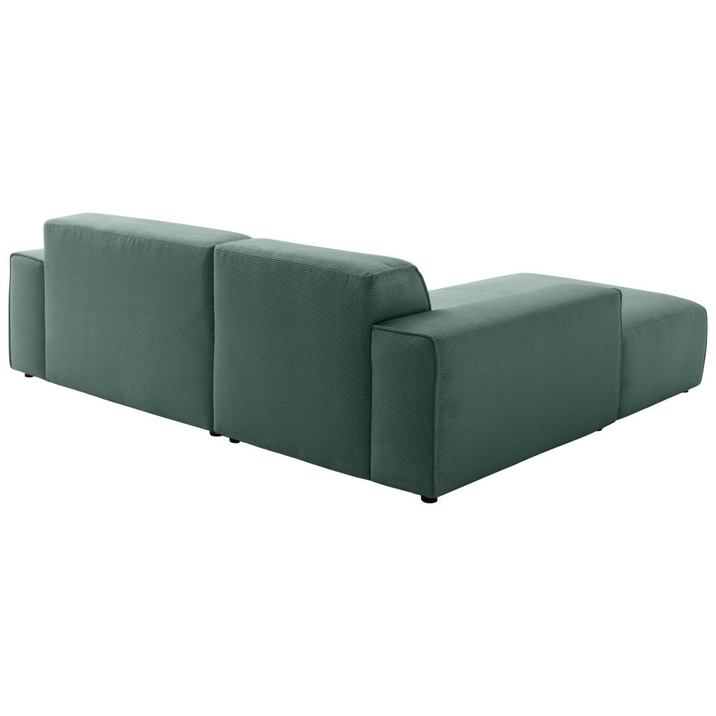 Thumbnail - Pure Home Lifestyle Ecksofa, Grün, Textil, 3-Sitzer, Ottomane links, L-Form, 230x189 cm, Goldenes M, Oeko-Tex® Standard ...