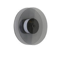 LED-WANDLEUCHTE Casy 20/20/7.8 cm  - Grau, Design, Glas (20/20/7.8cm)