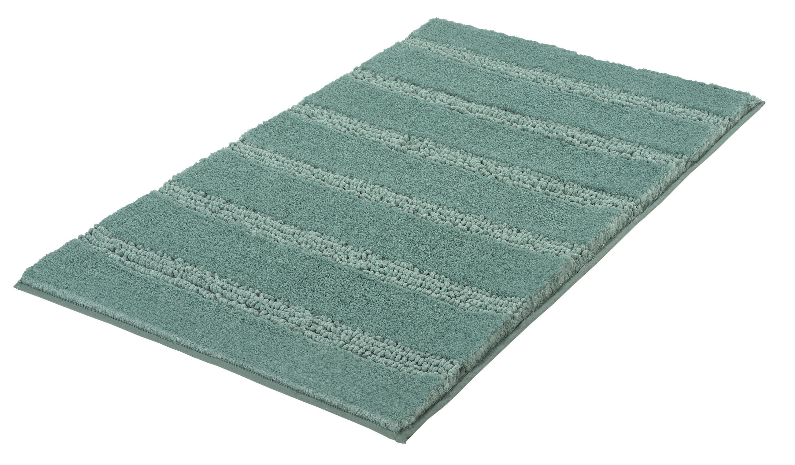 BADTEPPICH Grün 60/60 cm  - Grün, Basics, Kunststoff (60/60cm) - Kleine Wolke