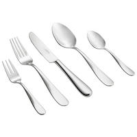 BESTECKSET 30-teilig Edelstahl  für 6 Personen  - Edelstahlfarben, KONVENTIONELL, Metall - Johann Lafer