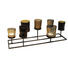 KERZENHALTER - Goldfarben/Schwarz, Glas/Metall (46cm) KERZENHALTER - Goldfarben/Schwarz, Glas/Metall (46cm)