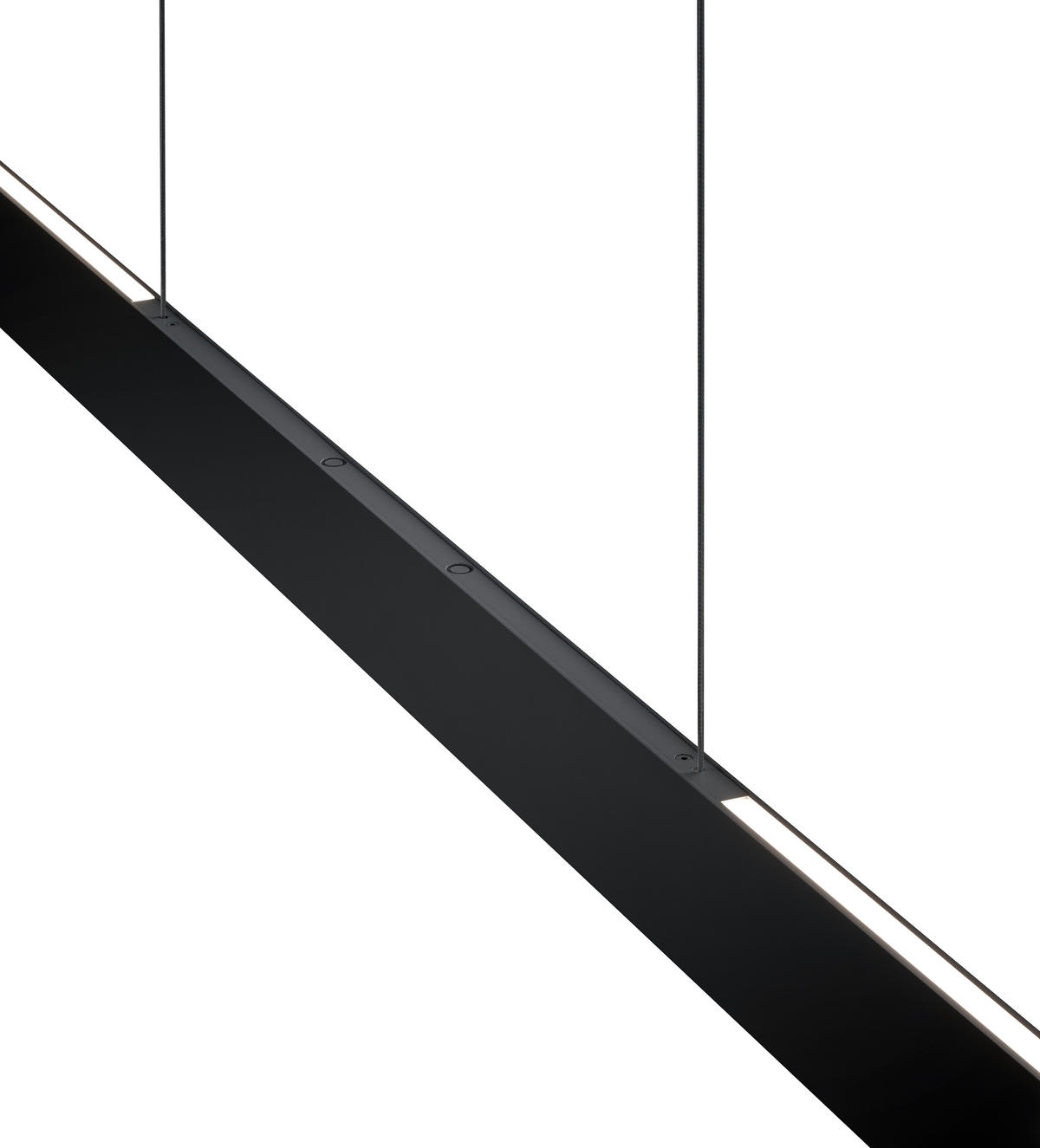LED-HÄNGELEUCHTE 130/8,5 / 1,6/210 cm  - Schwarz, Design, Metall (130/8,5 / 1,6/210cm) - Helestra
