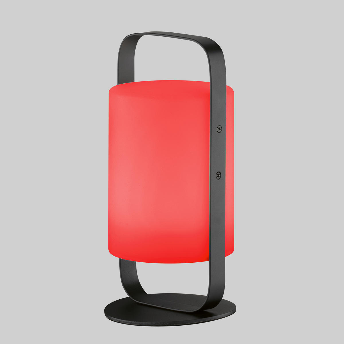 AKKU-TISCHLEUCHTE Casoli 12/25 cm   - Sandfarben/Schwarz, KONVENTIONELL, Kunststoff/Metall (12/25cm)