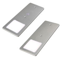 UNTERBAULEUCHTEN-SET - Alufarben, Basics, Metall (19/7/0,4cm) - HKT