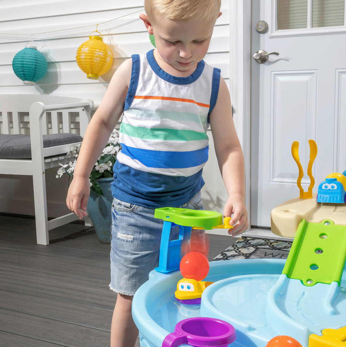 BALLSPIELTISCH BUDDIES CENTER Multicolor  - Multicolor, KONVENTIONELL, Kunststoff (92,7/92,7/69,2cm)