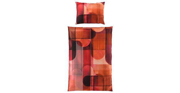 WENDEBETTWÄSCHE Satin 140/200 cm - Terracotta, Design, Textil (140/200cm) - Novel