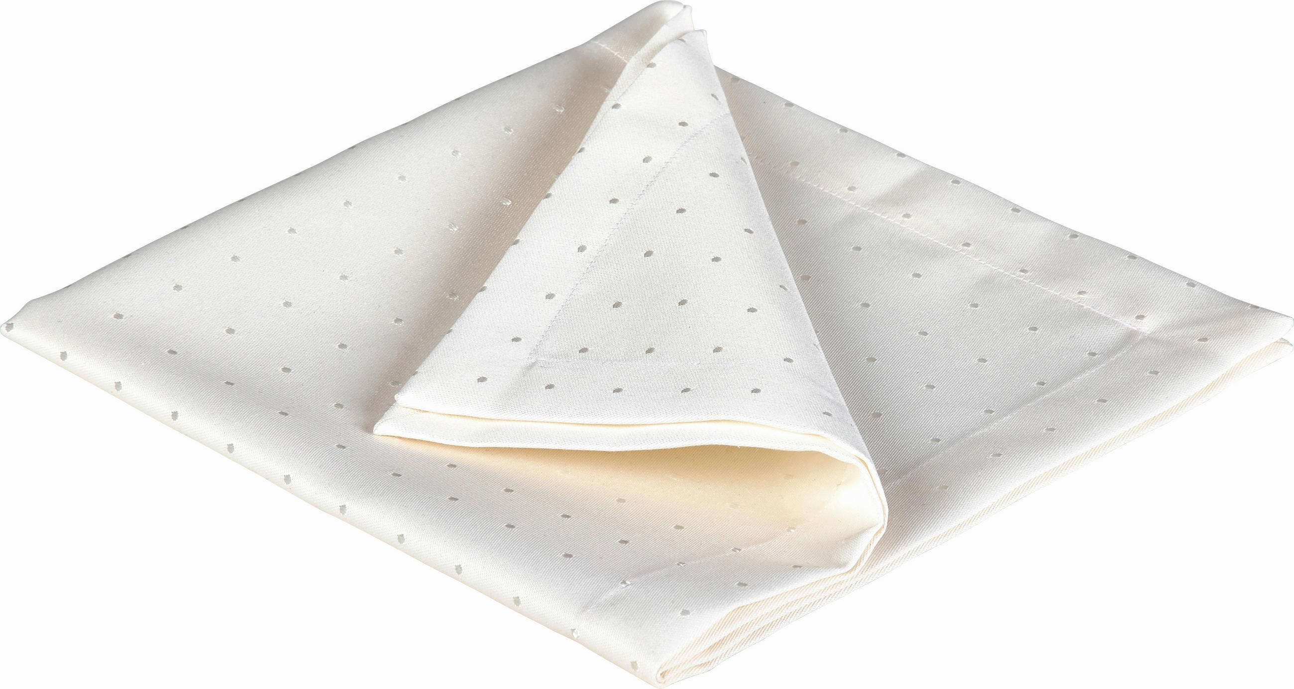 Serviette 2er Pack 50/50 cm   - Weiß, Basics, Textil (50/50cm) - Curt Bauer