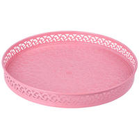 SERVÍROVACÍ PODNOS, kov, 31/3,75 cm - pink, Trend, kov (31/3,75cm) - Ambia Home