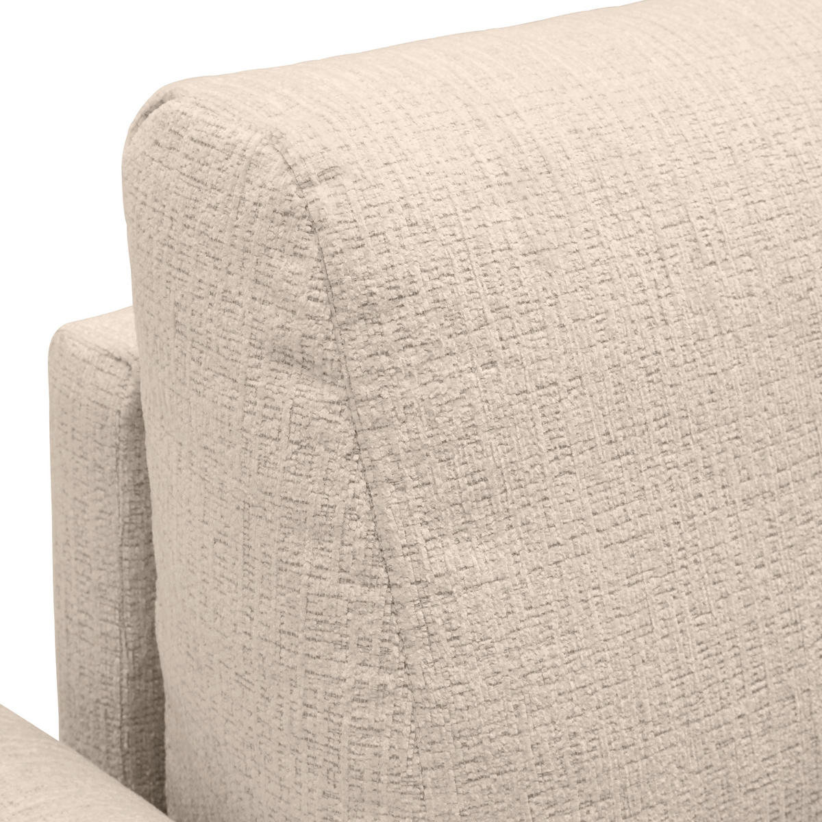 3-SITS SOFFA i vävt tyg beige  - beige/svart, Modern, trä/textil (183/85/92cm) - MID.YOU