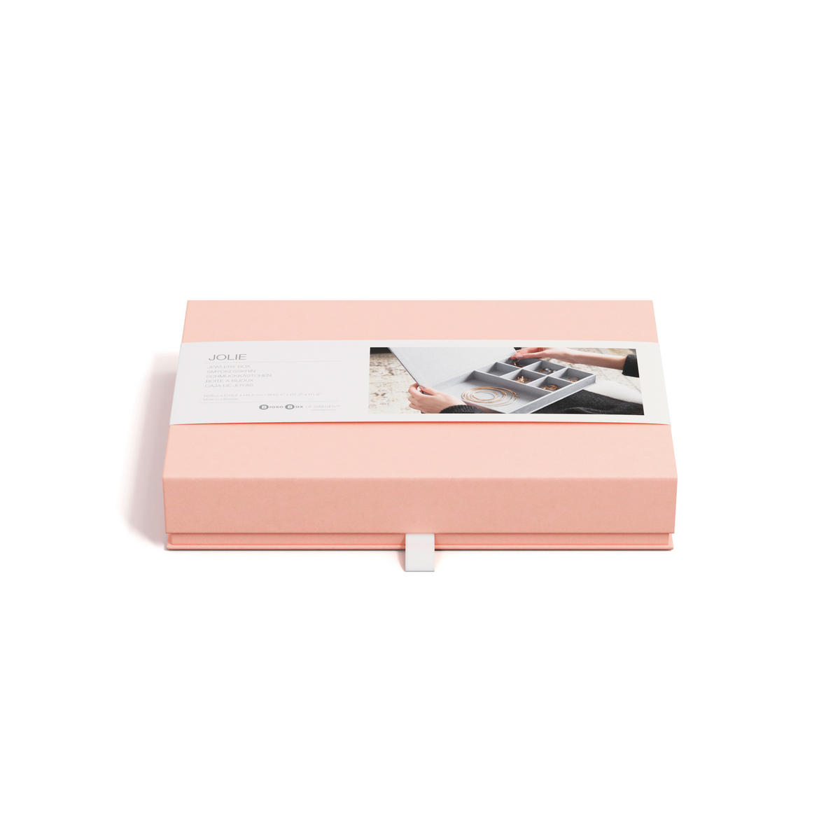 SCHMUCKSCHATULLE - Pink, Basics, Karton/Papier (19/26.5/5cm)