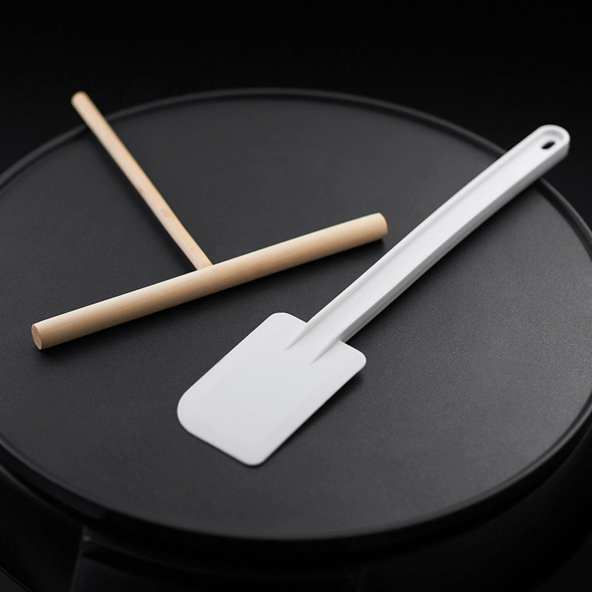 CREPESGERÄT  - Schwarz, Basics, Kunststoff/Metall (36,0/8,8/30,0cm) - Russel Hobbs