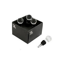 ÜVEGZÁRÓ - fekete/áttetsző, Basics, Üveg (3/9.5/3cm)