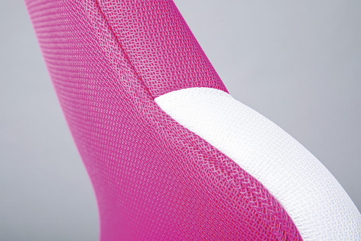 JUGENDDREHSTUHL - Weiss/Pink, Basics, Kunststoff/Textil (52/94(103)/56cm) - MID.YOU