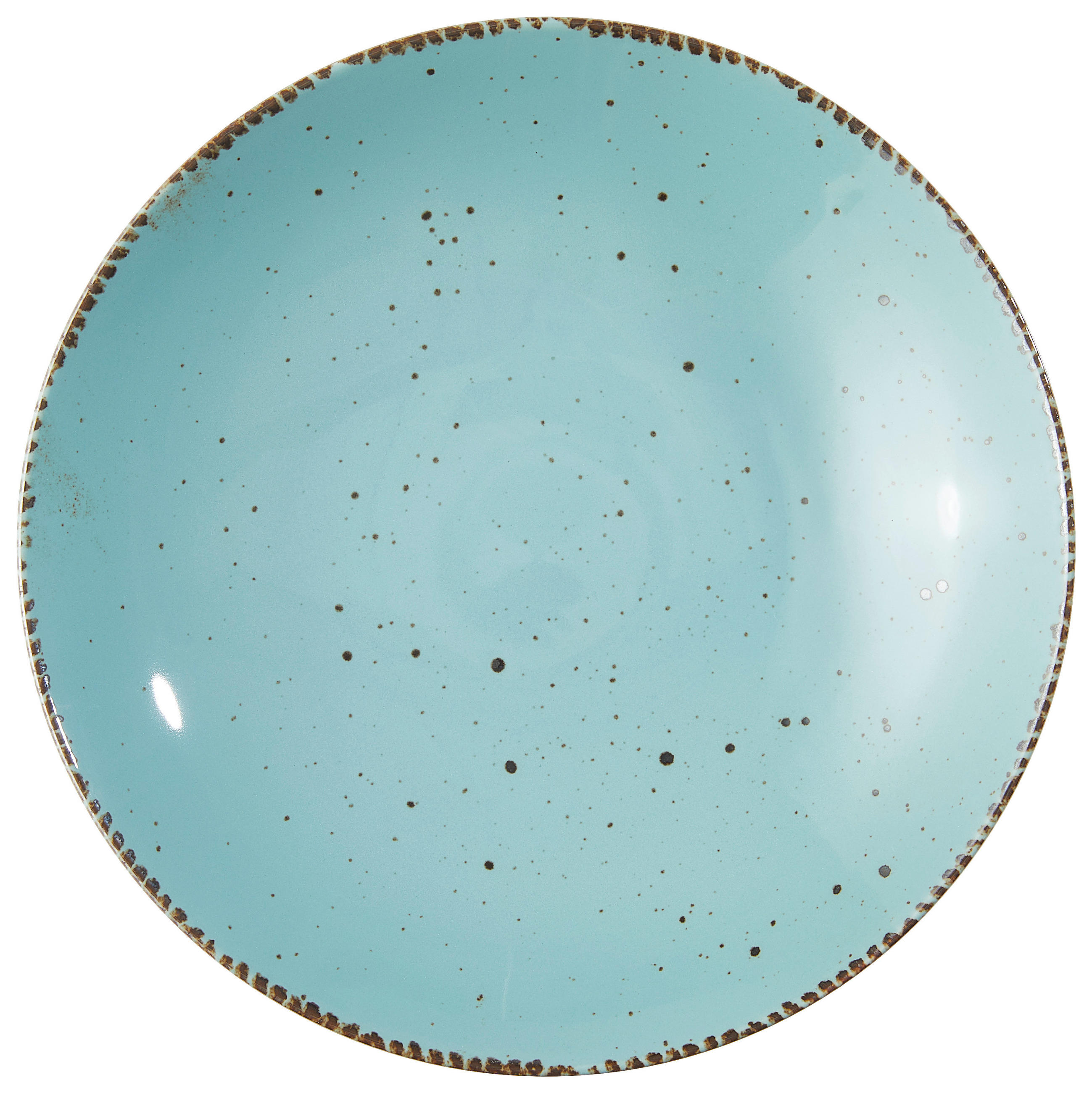 Farfurie Adâncă 22 cm  - turcoaz, Lifestyle, ceramică (22cm) - Ambia Home
