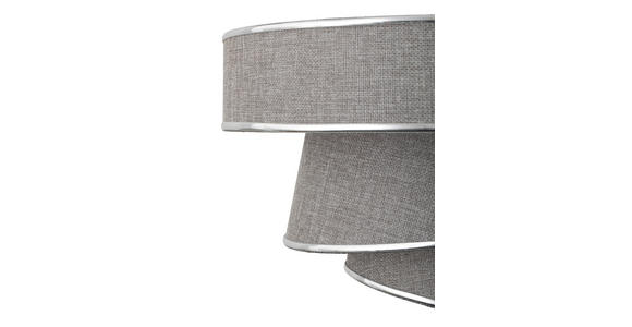 HÄNGELEUCHTE 40/125 cm  - Grau, Trend, Kunststoff/Textil (40/125cm) - Novel