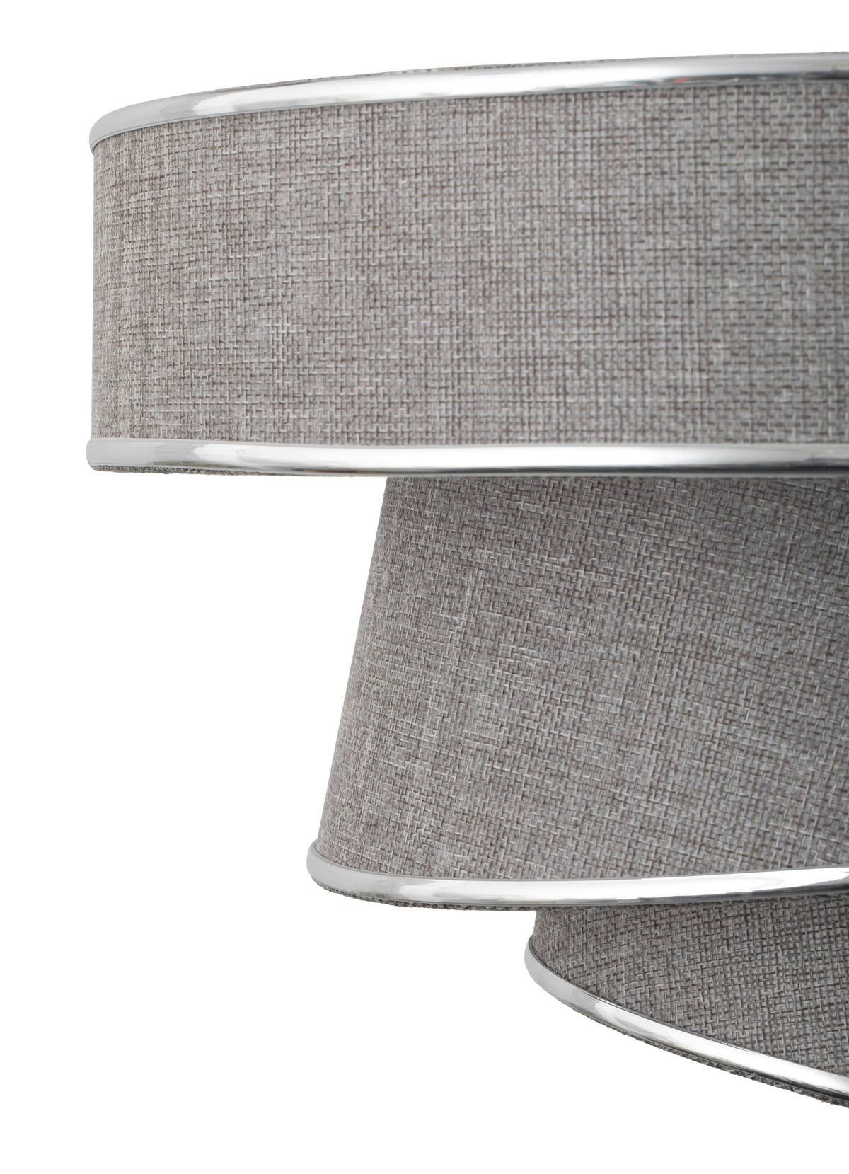 HÄNGELEUCHTE 40/125 cm  - Grau, Trend, Kunststoff/Textil (40/125cm) - Novel