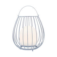 AKKU-TISCHLEUCHTE Jim 28/30 cm   - Weiß/Grau, Design, Kunststoff/Metall (28/30cm) - Nordlux