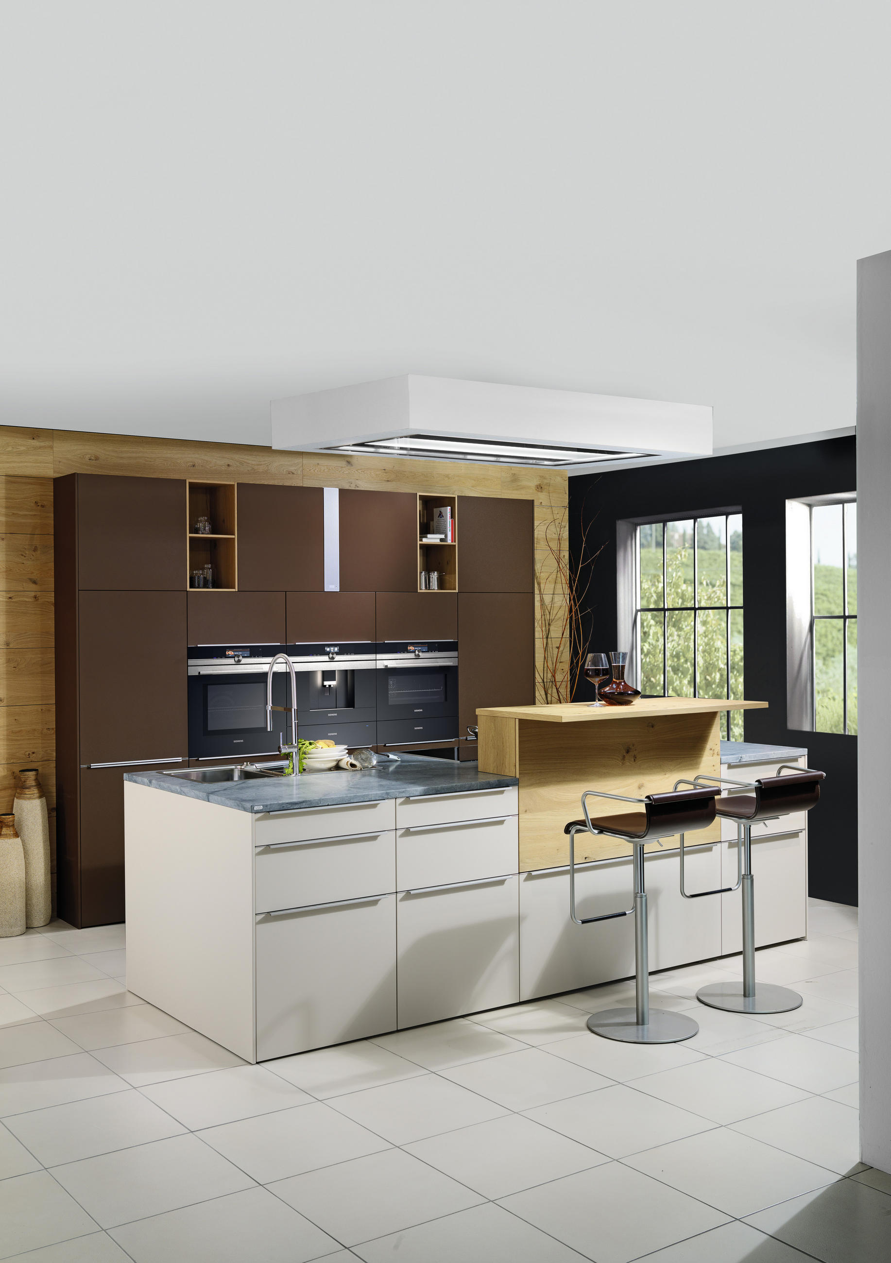EINBAUKÜCHE   - Design, Holzwerkstoff - EWE