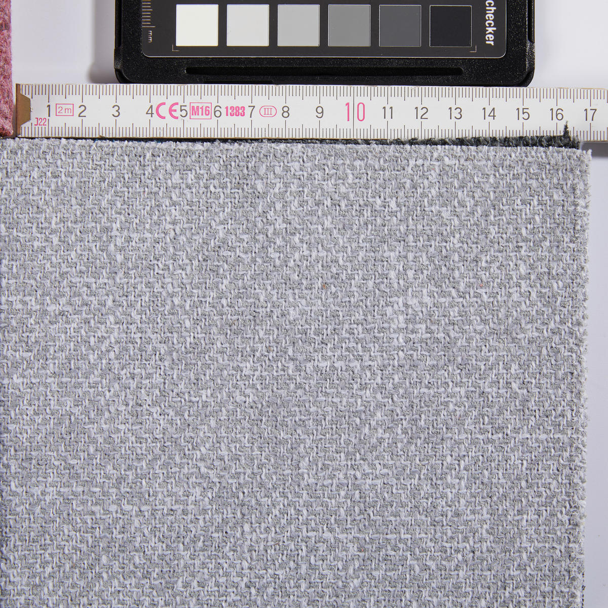 ECKSOFA in Chenille Hellgrau, Grau  187/299 cm  - Hellgrau/Schwarz, Design, Textil/Metall (187/299cm) - Schöner Wohnen