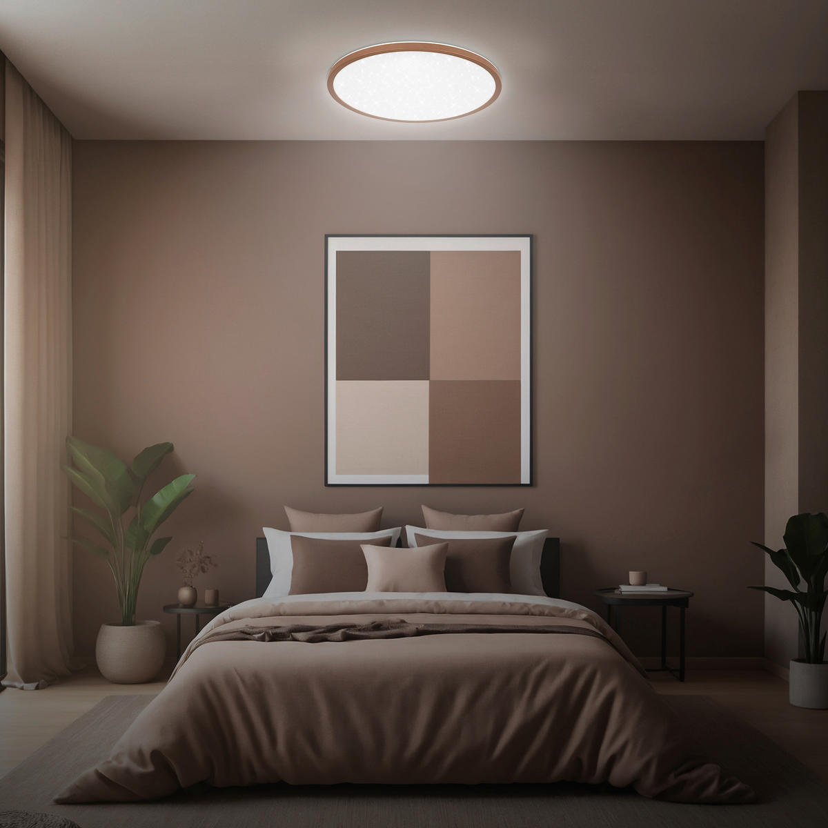 LED-PANEEL  - Mokka, Basics, Kunststoff (37,5/4,5cm)