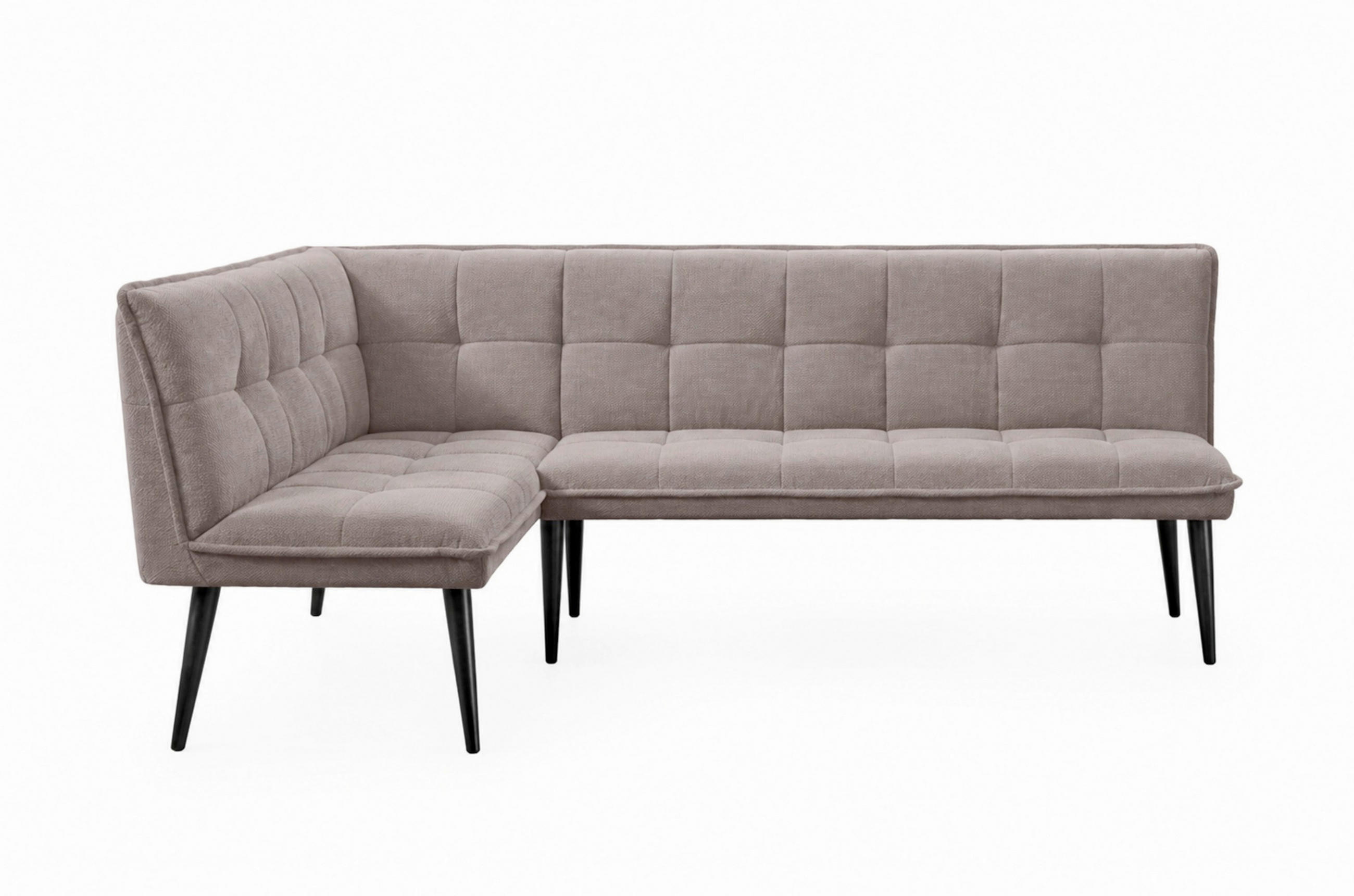 KLUPA KUTNA  bež  drvo, tekstil, drvni materijal      - bež/crna, Moderno, drvni materijal/drvo (240/161cm) - Livetastic
