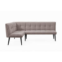 KLUPA KUTNA  bež  drvo, tekstil, drvni materijal      - bež/crna, Moderno, drvni materijal/drvo (240/161cm) - Livetastic