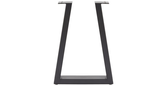 Sitzbankgestell A-Form 6/45/26 cm - Anthrazit, Design, Metall (6/45/26cm) - Waldwelt