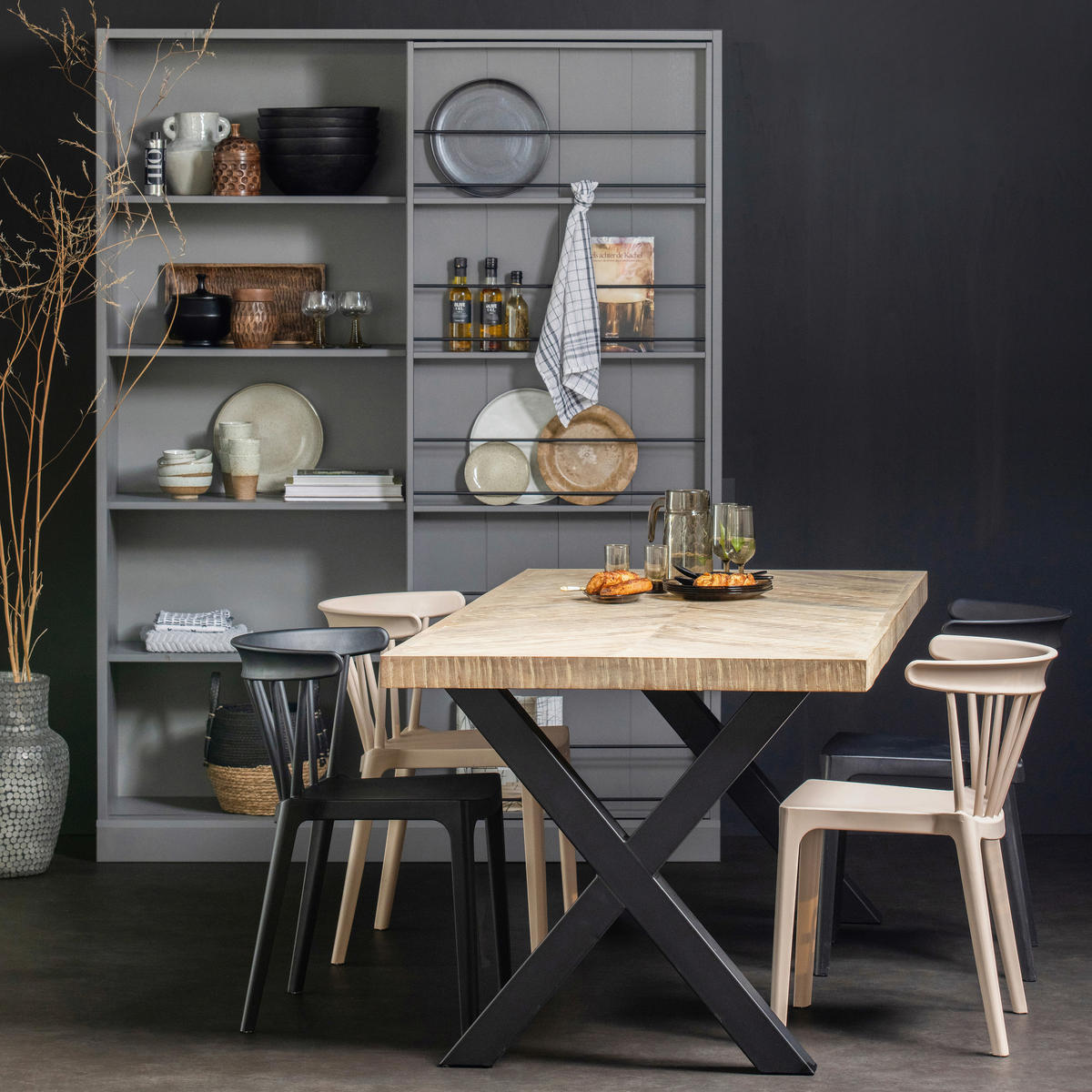 TISCHPLATTE Mangoholz Naturfarben  - Naturfarben, MODERN, Holz (200/90/5,5cm) - Livetastic