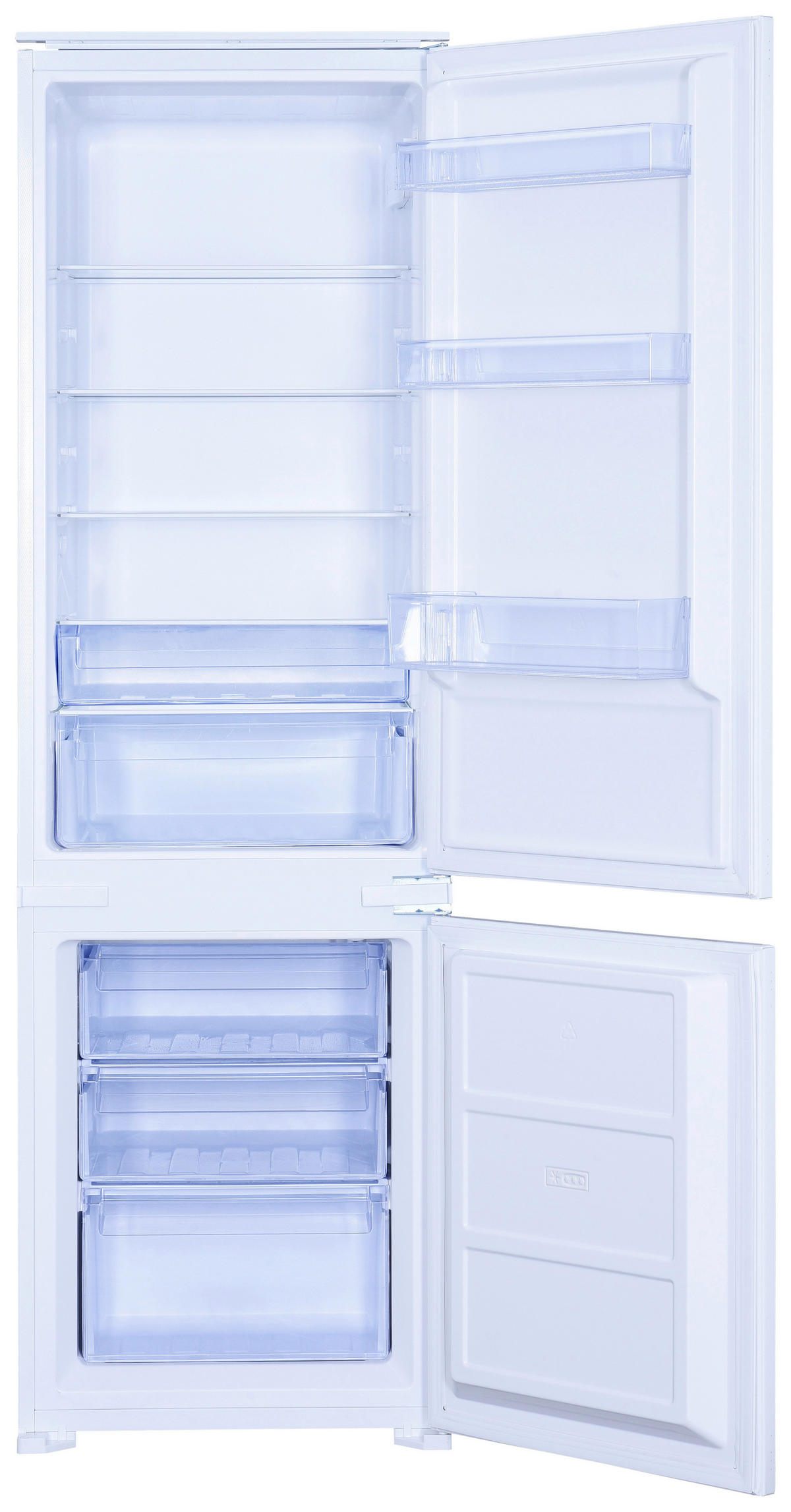 KÜHL-GEFRIER-KOMBINATION CEEM CI 249  - Weiß, Basics, Glas/Kunststoff (54/177/54cm) - CEEM