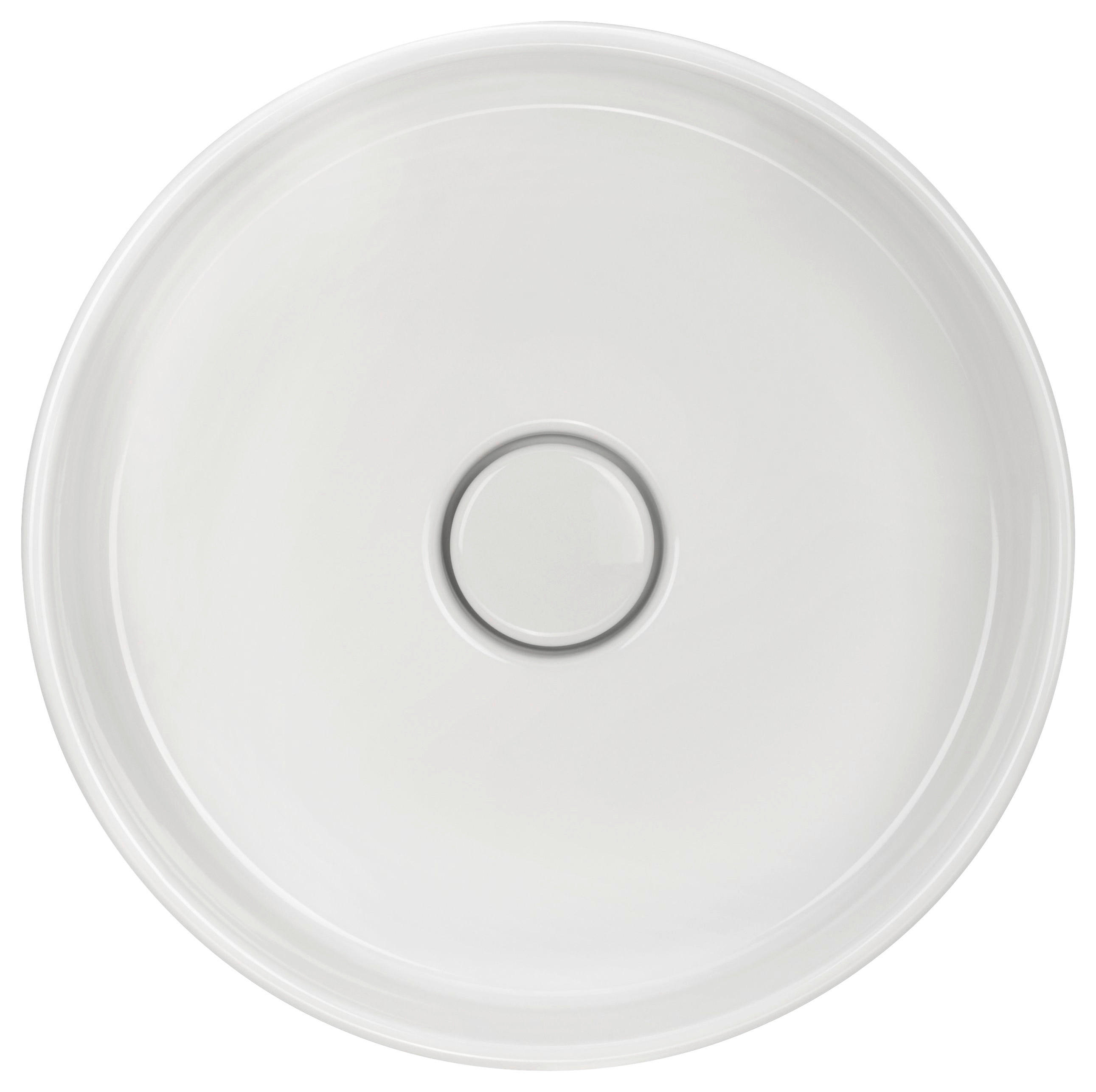 WASCHBECKEN 40/10,2/40 cm  - Weiß Hochglanz/Weiß, Basics, Keramik (40/10,2/40cm) - Systemceram