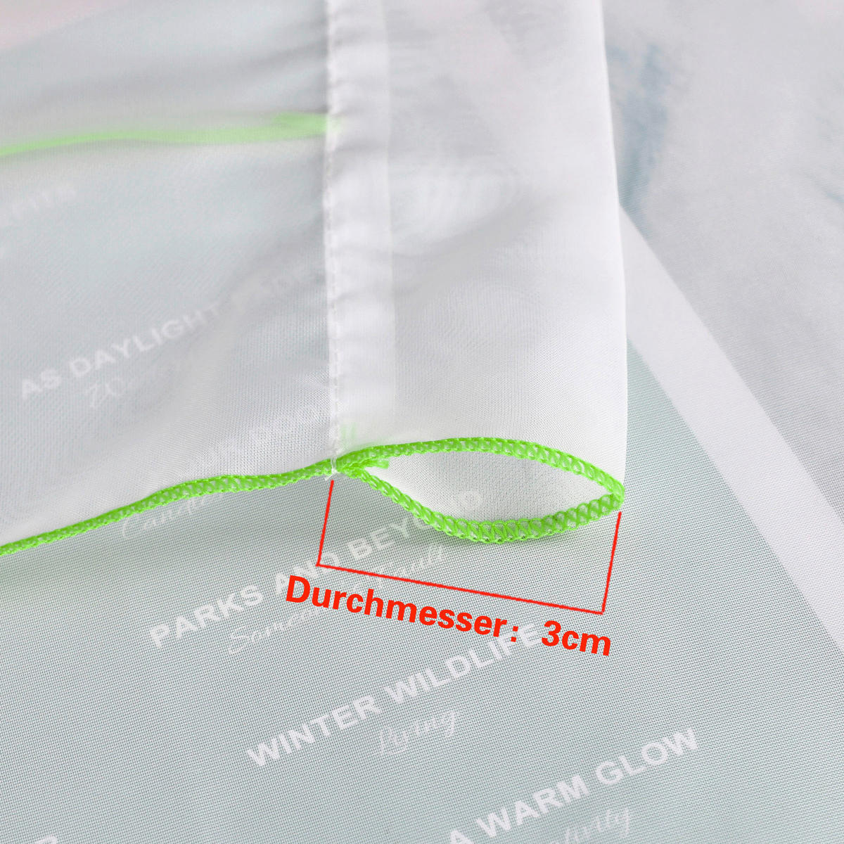 FALTROLLO  transparent  120/140 cm    - Weiß Hochglanz, Basics, Textil (120/140cm) - Joyswahl
