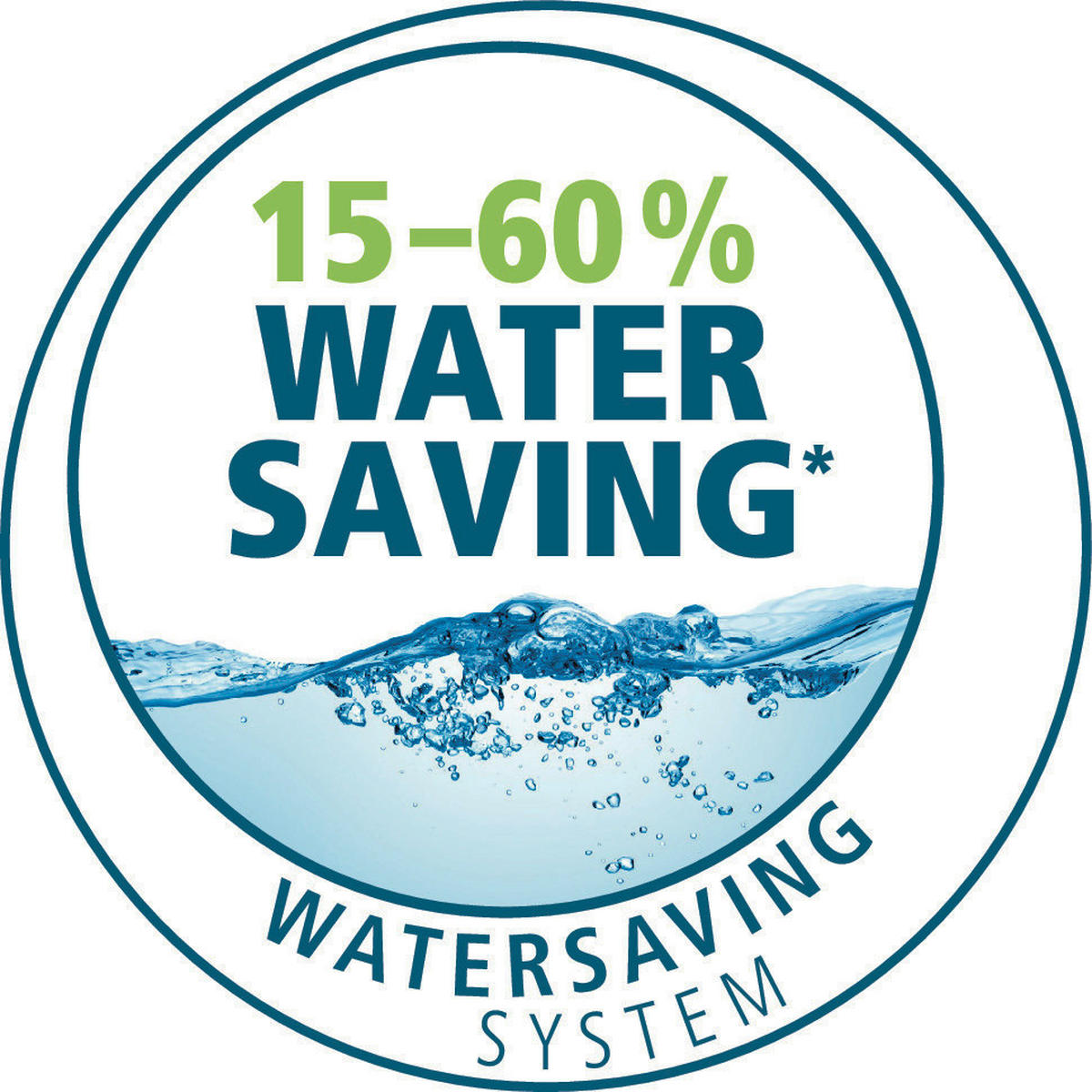 WASSERSPARER  - Schwarz, Basics, Kunststoff (2,8/3,3cm) - Wenko