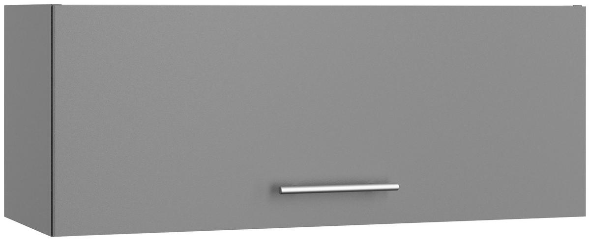 ECKKÜCHE 200/270 cm  in Grau  - Edelstahlfarben/Anthrazit, Basics, Holzwerkstoff/Metall (200/270cm) - Optifit